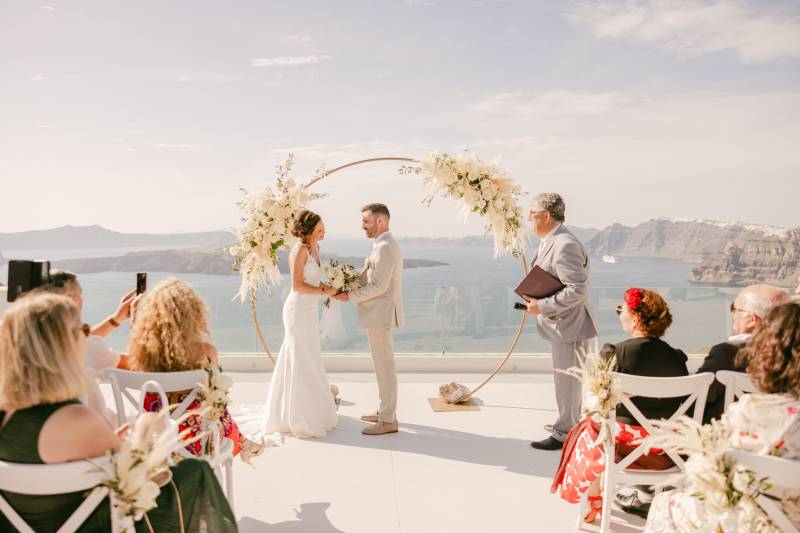 Chic Wedding in Santorini