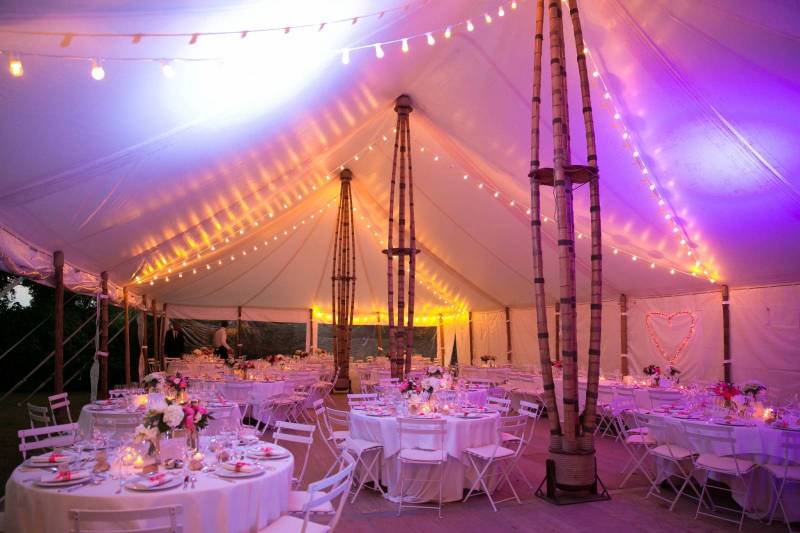 Rent a tent for your outdoor wedding